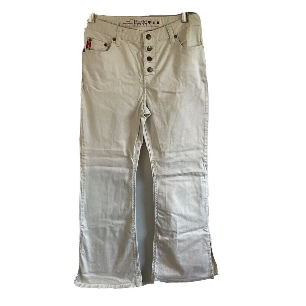 Mudd Girls Khaki Chino Bootcut Pants Style 6P2874K Size 14